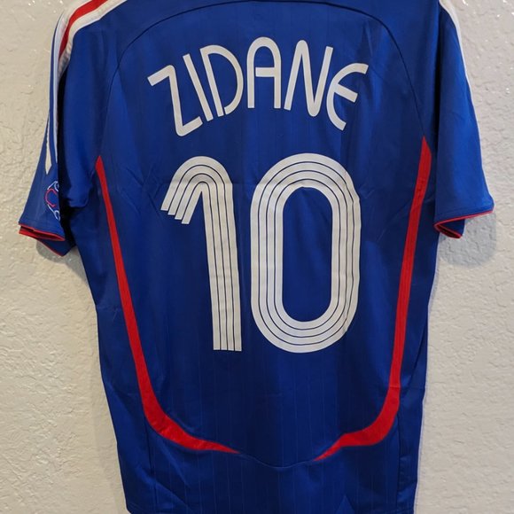 Adidas France World Cup 2006 Zidane Home Blue Jersey Size Small - Picture 6 of 12